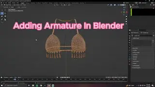 How to add armature to clothing in blender