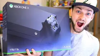 Xbox One X UNBOXING + GAMEPLAY! 🎮 (New BEST Console?)