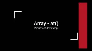 JavaScript Array - at()