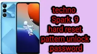 #tecno spark 9 hard reset #tecno spark 9 unlock password,