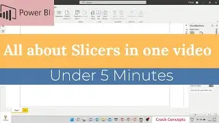 Slicers In Power BI under 5 Minutes | Important Concept In Power BI