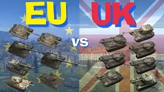 WOT Blitz EU vs UK || Tier 10 Face Off