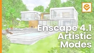 Create Stunning Designs with Artistic Visual Modes in Enscape | Tutorial