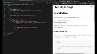 Alpine Js - Installation