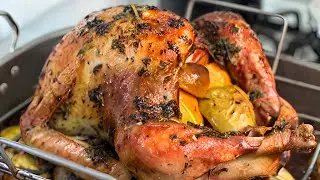 Garlic Butter And Herb Roasted Turkey Recipe | Step-By-Step Tutorial