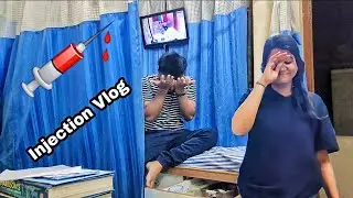 Injection Hospital vlog 💉  | Terrible accident while renovation. 😭 Docter shocked.