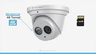 Amcrest IP8M-T2499E 4K Turret Camera Micro SD Card Installation