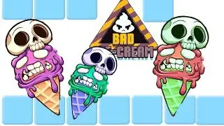 Новые уровни . Игра вредное мороженое. мультик игра для детей