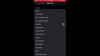 Assistive Touch Settings iPhone