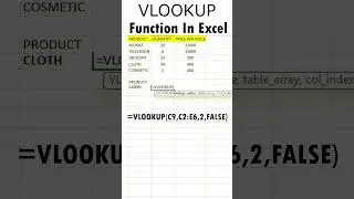 VLOOKUP in Excel: Tips and tricks for advanced users| #shorts | #shortvideos   | #AVISION TECH HINDI