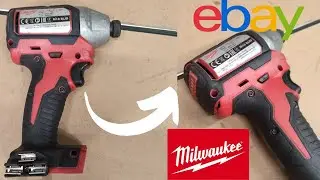 Milwaukee M18 BLID Brushless Impact Driver cleaning and reselling in eBay tips and tricks