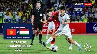 HIGHLIGHTS | Kyrgyzstan - Tajikistan | CAFA U-20 CHAMPIONSHIP 2024