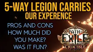 3.21 Crucible | Providing 5-Way Legion Carries - My Experience