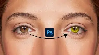 Change Eye Color Photoshop | How to Create Multi Color Eyes | Photoshop Tutorial 2022