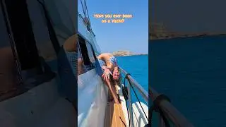 HAVE YOU EVER BEEN ON A YACHT?🛥️#shorts #contortionist #viralshorts