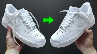 HOW TO LACE NIKE AIR FORCE 1 LOOSE (FOR LONG LACES)