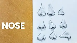 How to Draw NOSE | Sketch/Drawing Practice | 1