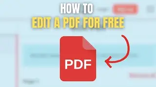 How to Edit PDF Free 2025 | How To Edit A PDF For Free | Add & Edit Text Easily #how