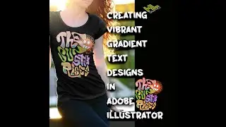 Creating Vibrant Gradient Text Designs in Adobe Illustrator 