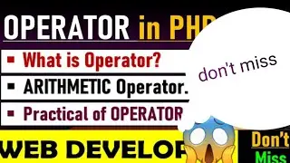 What Are Operators in PHP? | Types of Operators in PHP Explained