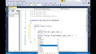 Create A New Database Using Entity Framework Code First