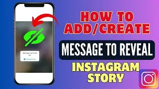 How To Add Hidden Message To Reveal In Instagram Story | How To Create Hidden Instagram Stories