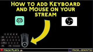 FREE Keyboard & Mouse overlay in SLOBS and OBS/ How to display keyboard and mouse on stream