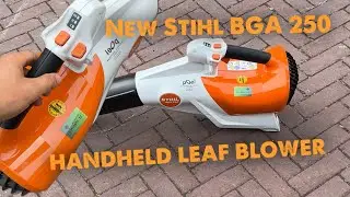 New Stihl BGA 250 handheld leaf blower vs BGA 86