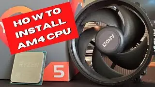 How To Install AMD AM4 Ryzen CPU Processor For Beginners #Shorts