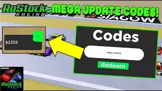 NEW ROSTOCK RACING MEGA UPDATE CODES! NEW TRACKS! || Roblox