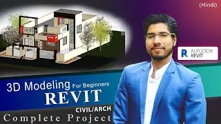 Complete Revit in 2 Hours |AUTODESK Revit Tutorial for Beginners | Complete Project With RENDERING