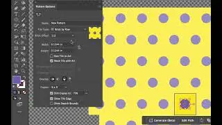 Pattern making in Illustrator - 03 Trading card project