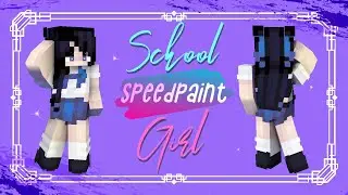 School Girl Minecraft Skin Speedpaint & Download!