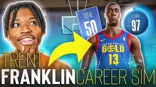 TRENT FRANKLIN CAREER SIMULATION IN NBA 2K22, FROM G LEAGUE TO MVP