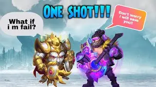 Agressive Primeval Golem vs Blackskies 😍 | Axe Punisher (Flame Savier) | Epic Gw | Castle Clash