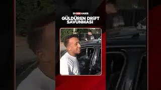 Polislerin önünde drift yaptı 