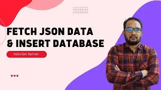 Fetch JSON Data & Insert Database | PHP & MySQL