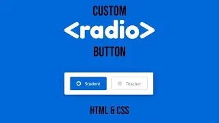 Radio Button In HTML