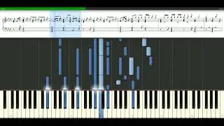 Kelly Clarkson - Because of you [Piano Tutorial] Synthesia