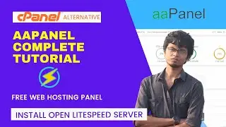 aaPanel Complete Tutorial | How to install open litespeed server Step by step