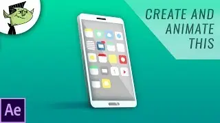 3D tutorial in After Effects - Create and Animate a Cell Phone (no plugins!)