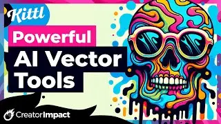 Revolutionize Your Design Process With Kittl's AI Vector Art!