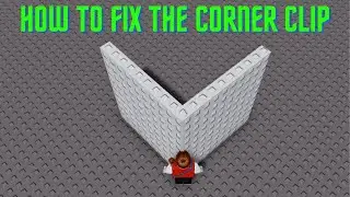 how to fix corner clip Tutorial | roblox