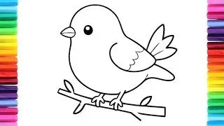 How to Draw A Bird Easy