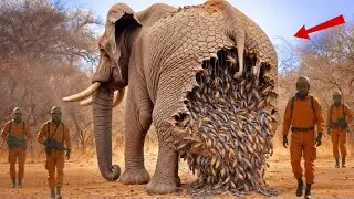 Rescue Story: ELEPHANT Rescued From Beehive By Rescue Team | Animal rescue