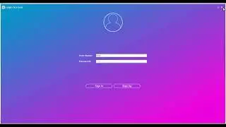 Java Login Screen - Modern GUI (built using ReflectionUI)