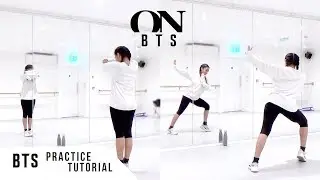 [PRACTICE] BTS (방탄소년단) - 'ON' - CHORUS Dance Tutorial - SLOWED + W/MIRROR