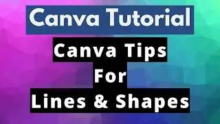 Create Lines and Shapes With Canva (Free Tutorial) 