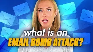 What is an email bomb attack?