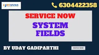 System Fields in ServiceNow explained in detail by Uday Gadiparthi